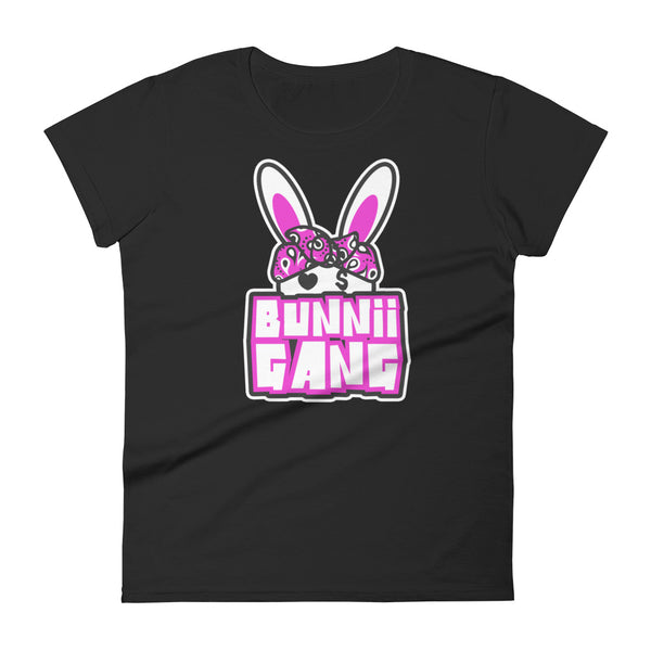 BUNNII GANG "BANDANA LOGO" Women's short sleeve t-shirt
