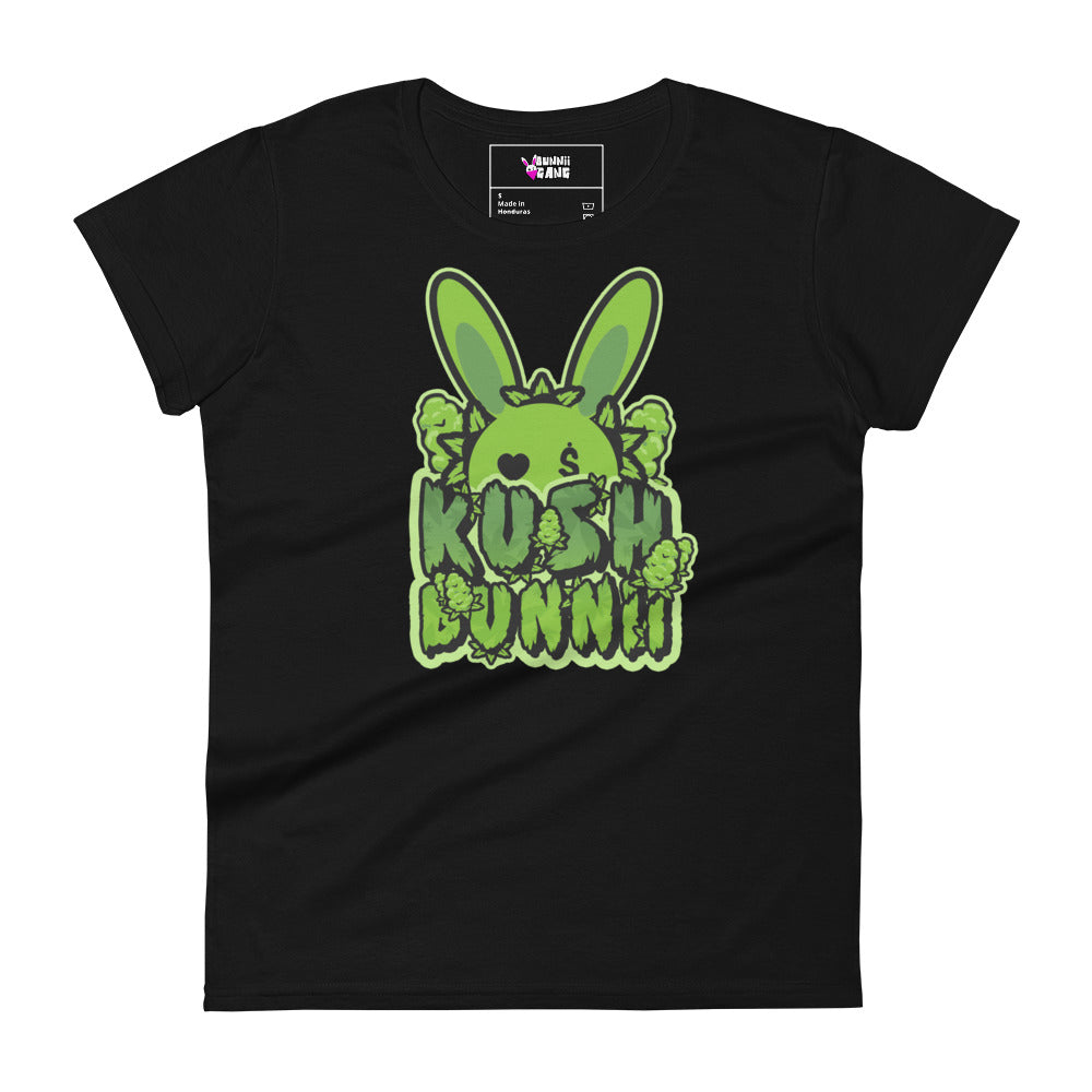BUNNII GANG "KUSH BUNNII" Women's short sleeve t-shirt