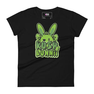 BUNNII GANG "KUSH BUNNII" Women's short sleeve t-shirt