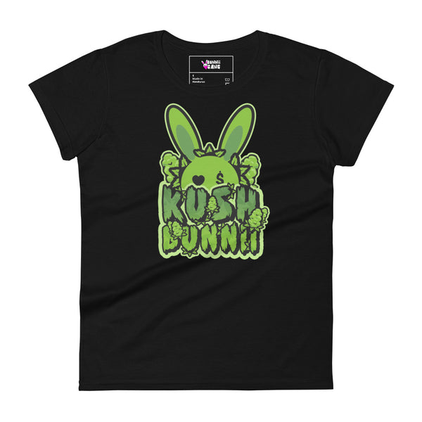 BUNNII GANG "KUSH BUNNII" Women's short sleeve t-shirt