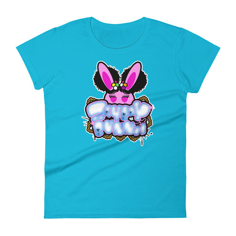 BUNNII GANG "ZAYBAY BUNNII" Women's short sleeve t-shirt