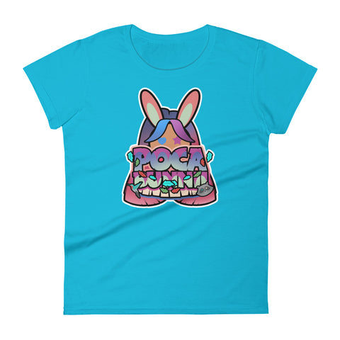 BUNNII GANG "POCA BUNNII" Women's short sleeve t-shirt