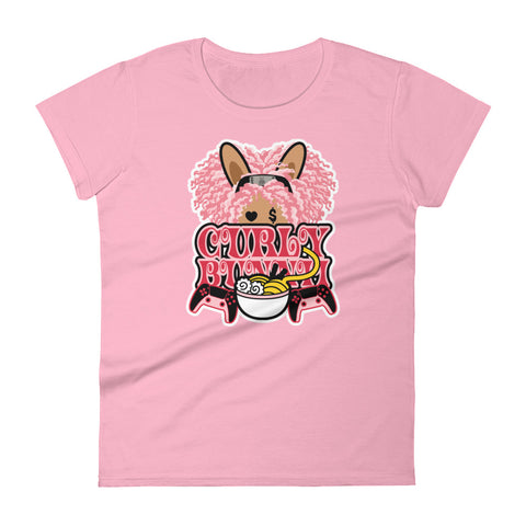 BUNNII GANG "CURLY BUNNII" Women's short sleeve t-shirt