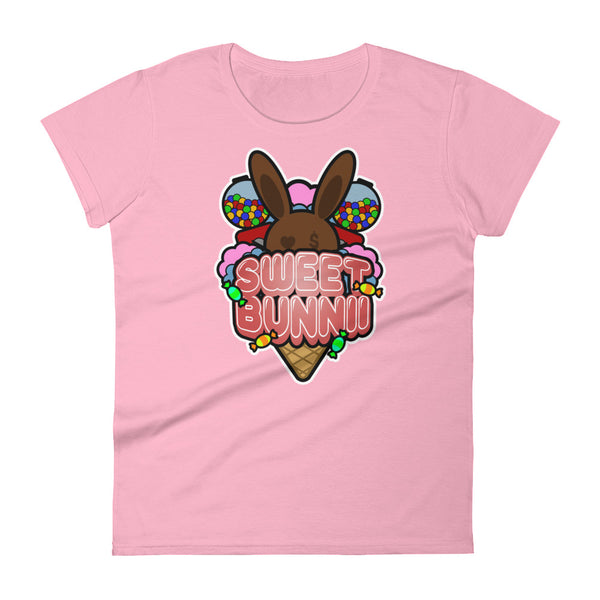 BUNNII GANG "SWEET BUNNII" Women's short sleeve t-shirt