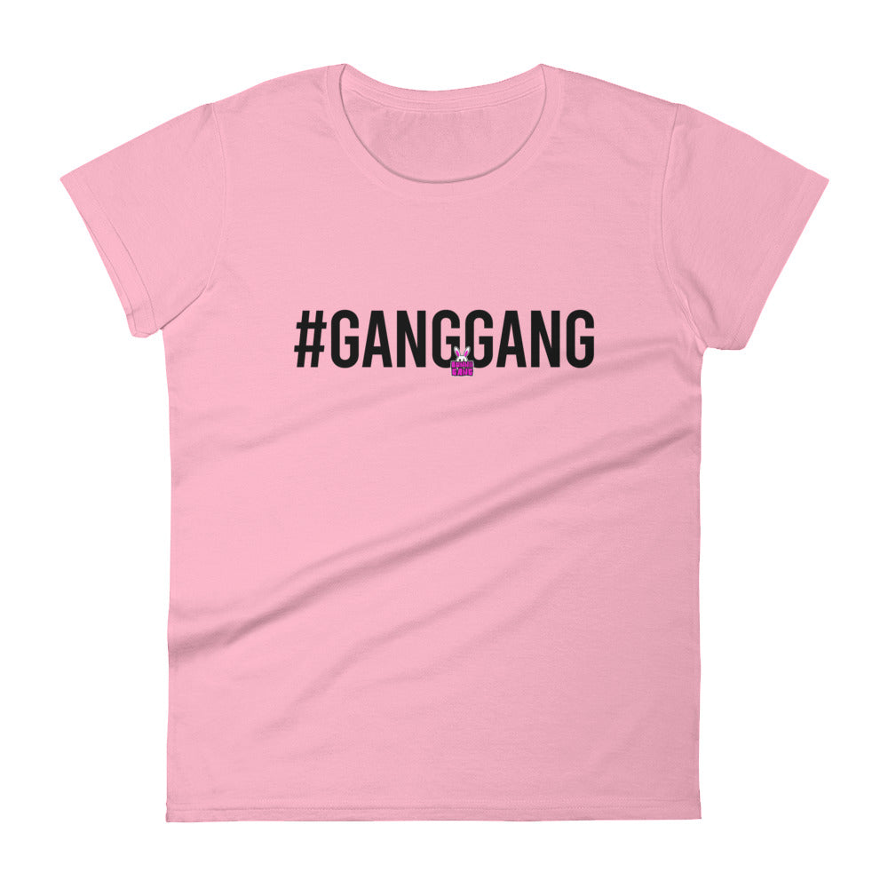 BUNNII GANG "#GANGGANG" Women's short sleeve t-shirt