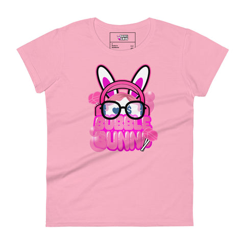 BUNNII GANG "BUBBLE BUNNII" Women's short sleeve t-shirt