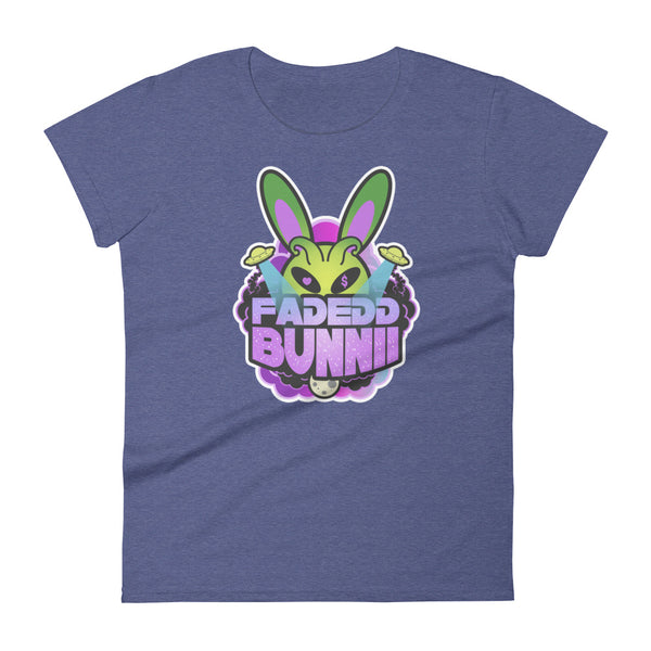 BUNNII GANG "FADEDD BUNNII" Women's short sleeve t-shirt