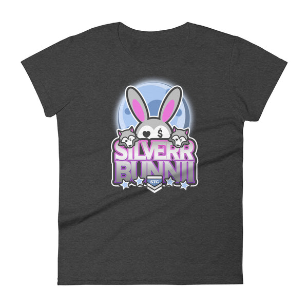 BUNNII GANG "SILVERR BUNNII" Women's short sleeve t-shirt