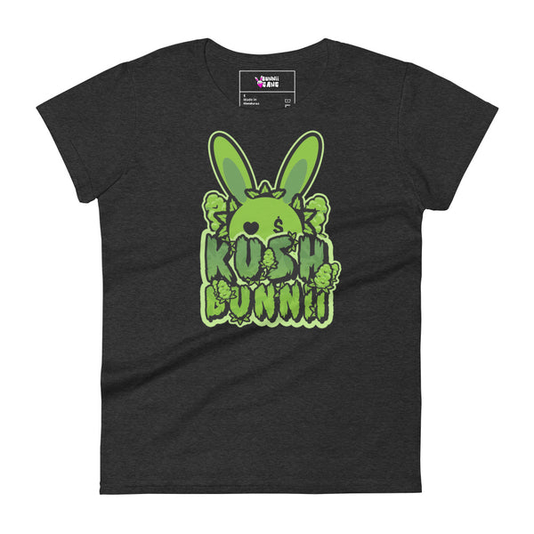 BUNNII GANG "KUSH BUNNII" Women's short sleeve t-shirt