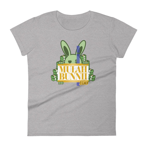 BUNNII GANG "MULAH BUNNII" Women's short sleeve t-shirt