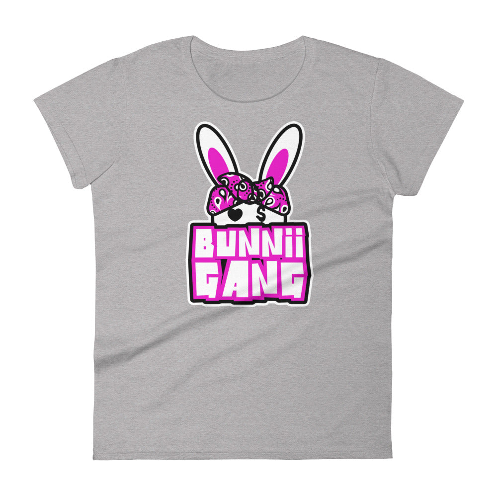 BUNNII GANG "BANDANA LOGO" Women's short sleeve t-shirt
