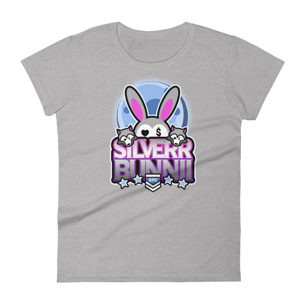 BUNNII GANG "SILVERR BUNNII" Women's short sleeve t-shirt