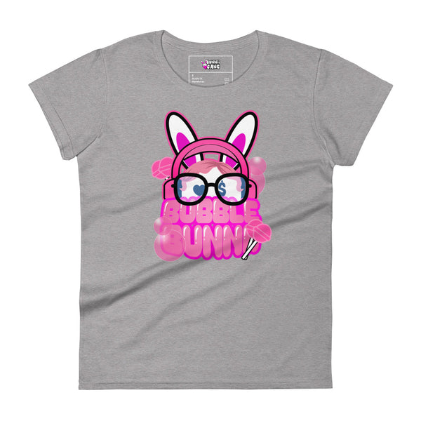 BUNNII GANG "BUBBLE BUNNII" Women's short sleeve t-shirt
