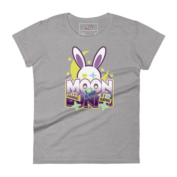 BUNNII GANG "MOON BUNNII" Women's short sleeve t-shirt
