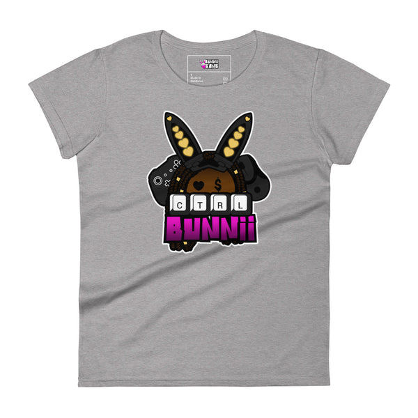 BUNNII GANG "CTRL BUNNII" Women's short sleeve t-shirt