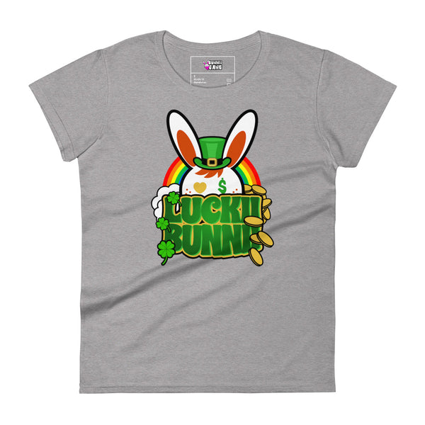 BUNNII GANG "LUCKII BUNNII" Women's short sleeve t-shirt
