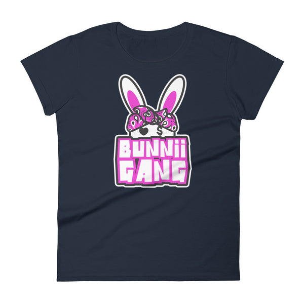 BUNNII GANG "BANDANA LOGO" Women's short sleeve t-shirt