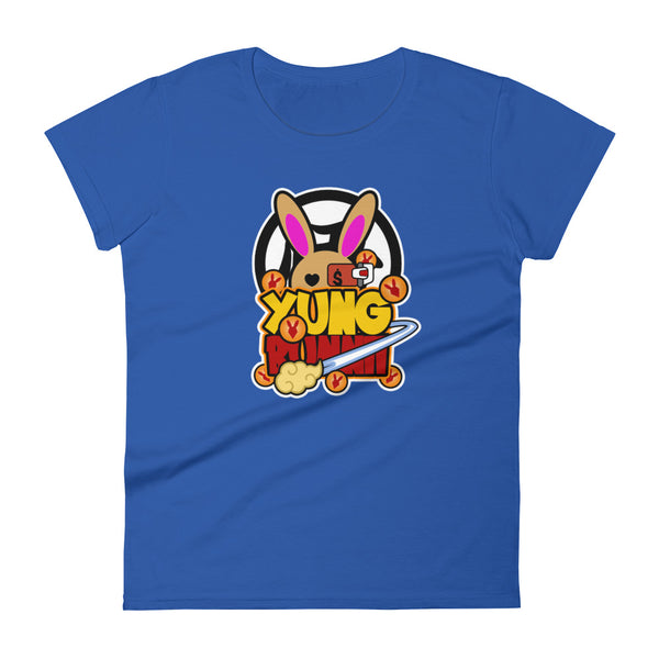 BUNNII GANG "YUNG BUNNII" Women's short sleeve t-shirt