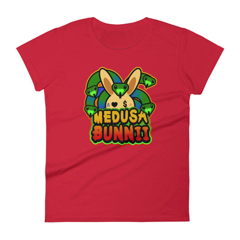 BUNNII GANG "MEDUSA BUNNII" Women's short sleeve t-shirt