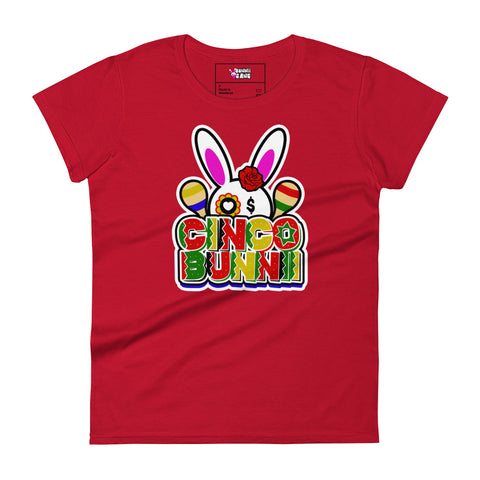 BUNNII GANG "CINCO BUNNII" Women's short sleeve t-shirt