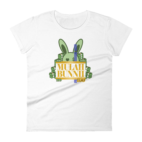 BUNNII GANG "MULAH BUNNII" Women's short sleeve t-shirt