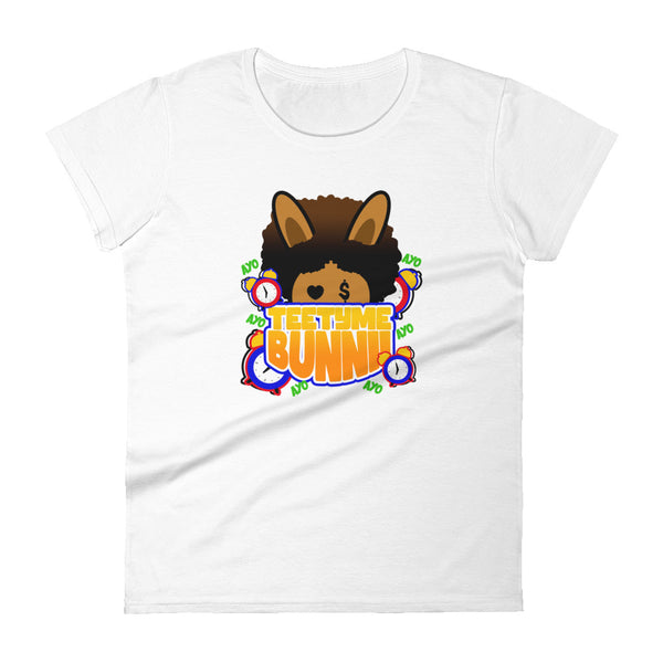 BUNNII GANG "TEETYME BUNNII" Women's short sleeve t-shirt