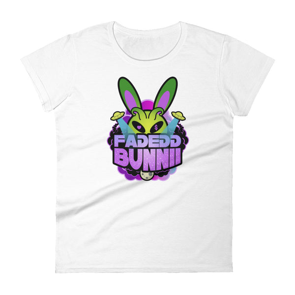 BUNNII GANG "FADEDD BUNNII" Women's short sleeve t-shirt