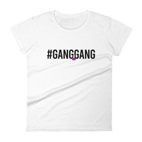 BUNNII GANG "#GANGGANG" Women's short sleeve t-shirt