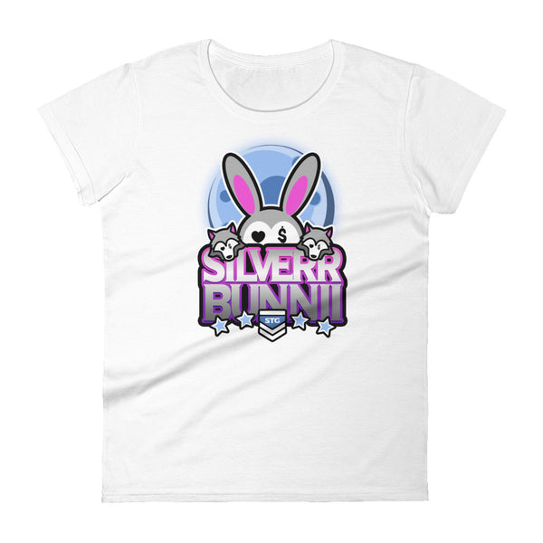 BUNNII GANG "SILVERR BUNNII" Women's short sleeve t-shirt