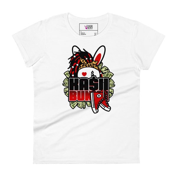 BUNNII GANG "KASH BUNNII" Women's short sleeve t-shirt