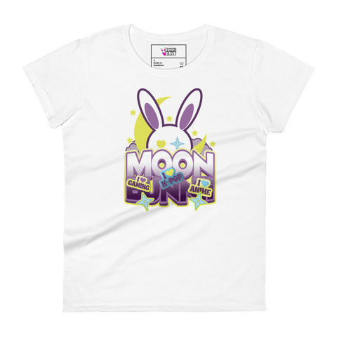 BUNNII GANG "MOON BUNNII" Women's short sleeve t-shirt