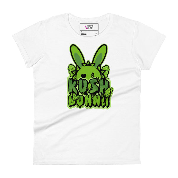 BUNNII GANG "KUSH BUNNII" Women's short sleeve t-shirt