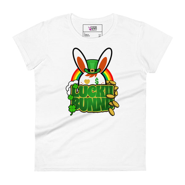 BUNNII GANG "LUCKII BUNNII" Women's short sleeve t-shirt