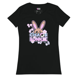 BUNNII GANG "CHAOS BUNNII" Women’s fitted t-shirt