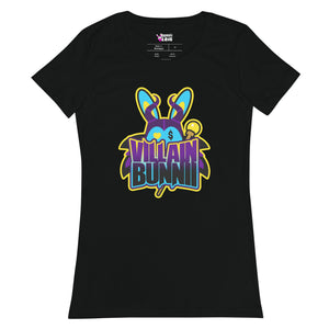 BUNNII GANG "VILLAIN BUNNII" Women’s fitted t-shirt