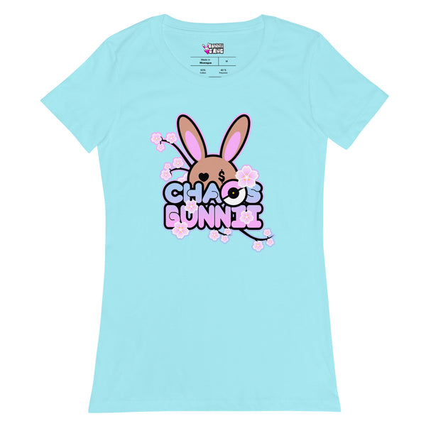 BUNNII GANG "CHAOS BUNNII" Women’s fitted t-shirt