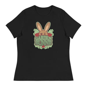 BUNNII GANG "GARDEN BUNNII" Women's Relaxed T-Shirt