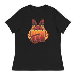 BUNNII GANG "DOOM BUNNII" Women's Relaxed T-Shirt