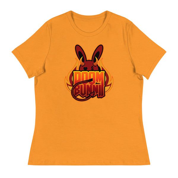 BUNNII GANG "DOOM BUNNII" Women's Relaxed T-Shirt