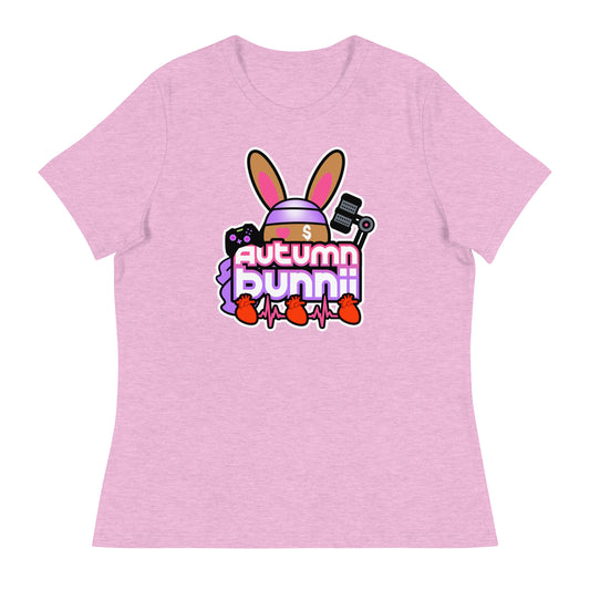 BUNNII GANG "AUTUMN BUNNII" Women's Relaxed T-Shirt