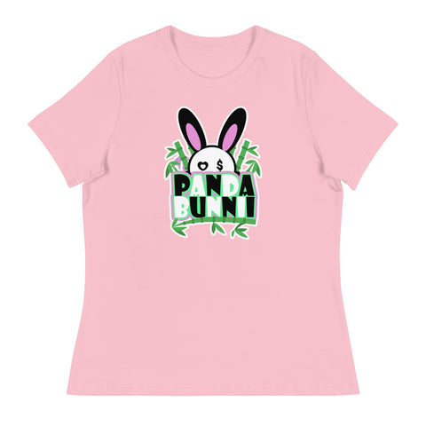 BUNNII GANG "PANDA BUNNII" Women's Relaxed T-Shirt